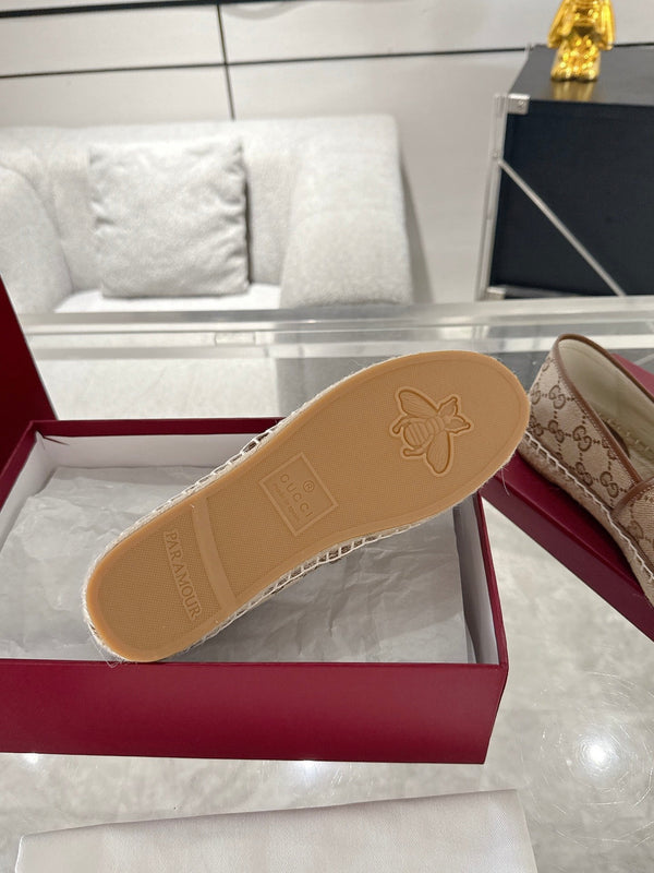 GC 2025 Espadrille With Horsebit Brown Canvas 292457