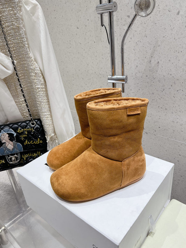 Loewe Lago Boots Marrone Scamosciato 435626