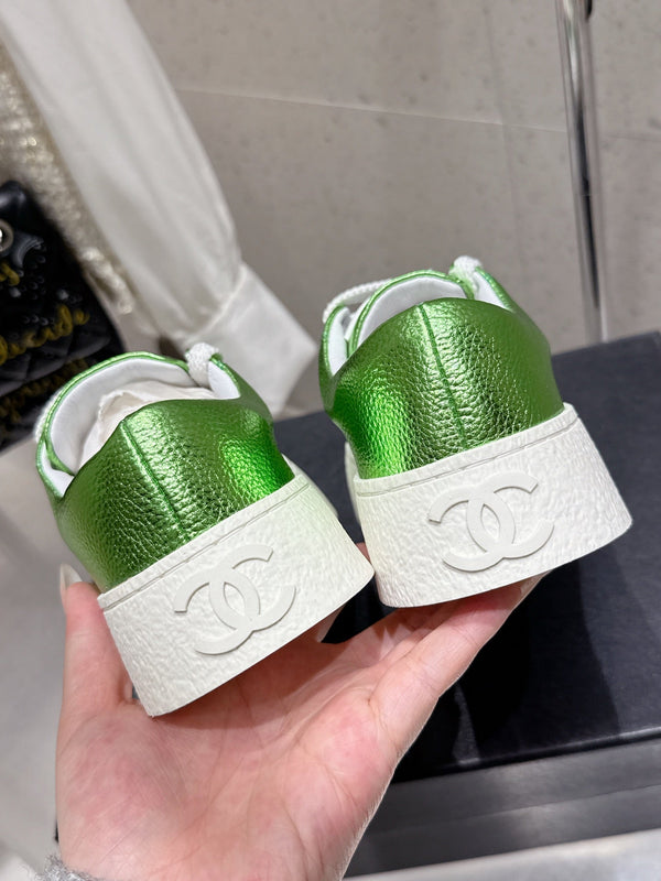 CC Sneaker Green cowhide 204657