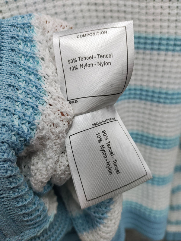 CC 25 Long Sleeve Striped Cardigan Tencel 283779