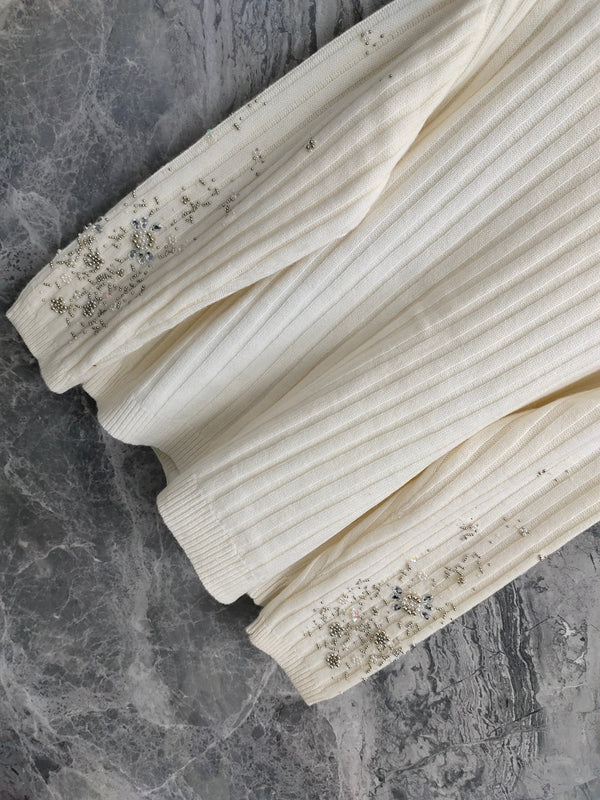 Gucci Cardigan Cream Wool Cashmere 289092