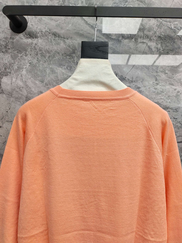 HM 25 Sweater Peach Orange Wool 89215