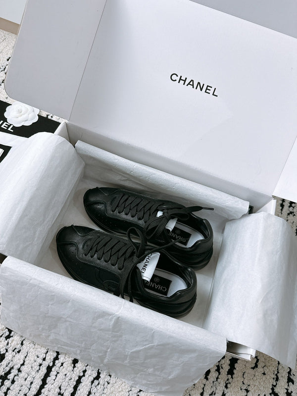 CC Sneaker 35mm In Black Soft Cowhide 144689