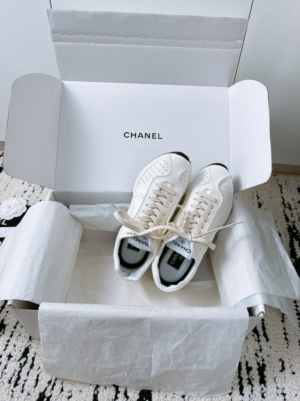 CC Sneaker 35mm In White Soft Cowhide 144691