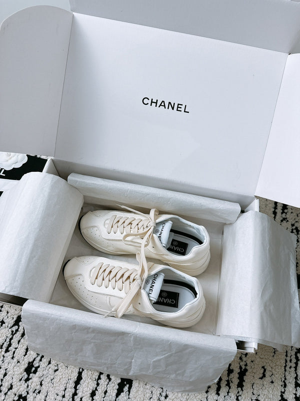 CC Sneaker 35mm In White Soft Cowhide 144691