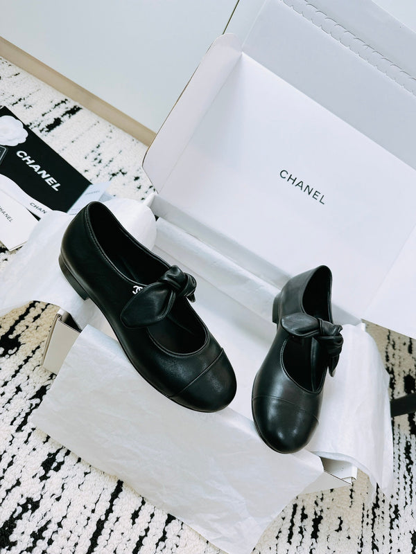 CC Mary Janes 15mm In Black Cowhide 144487