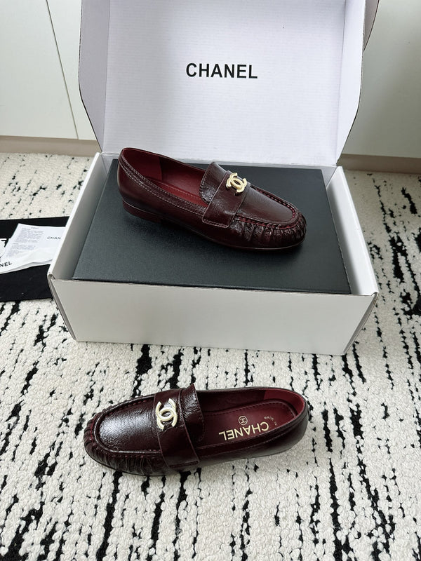 CC 26A Métiers d’art 2026 Loafer Burgundy Glossy Sheepskin 900704