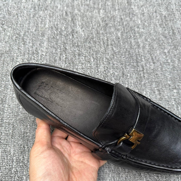 LV LOAFER IN BLACK CALFSKIN