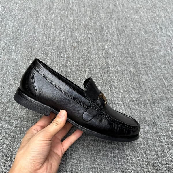 LV LOAFER IN BLACK CALFSKIN