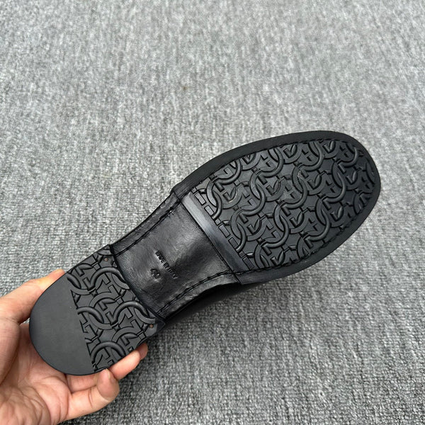 LV LOAFER IN BLACK CALFSKIN