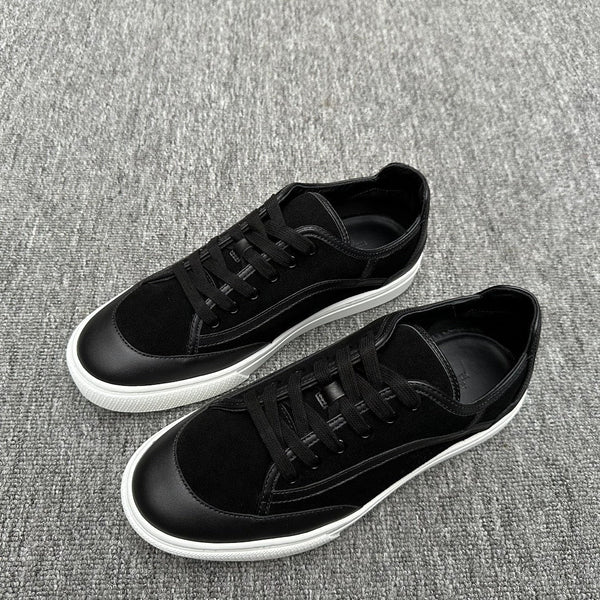 HM Men's Get Sneaker Black Suede Calfskin 336083