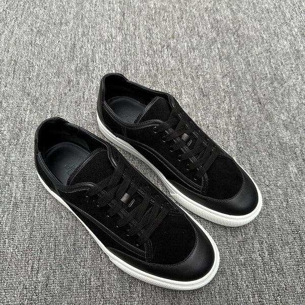 HM Men's Get Sneaker Black Suede Calfskin 336083