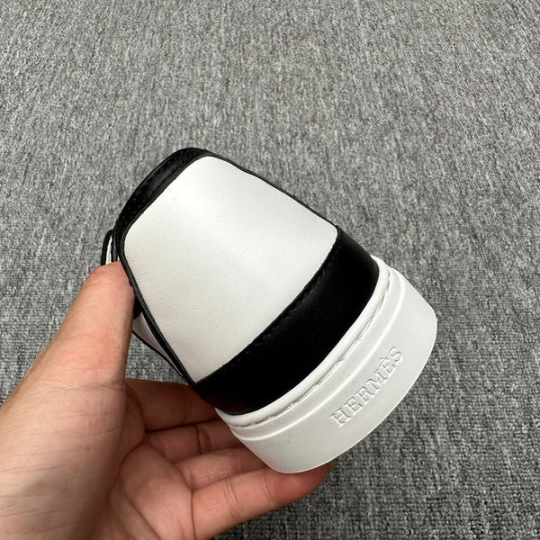 HM Men's Get Sneaker White Grey Calfskin 336084