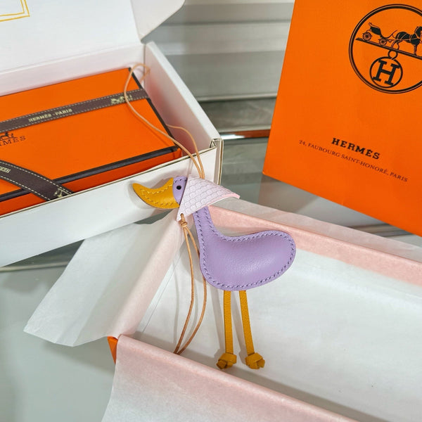 Charm Canard HM Cuir de vachette