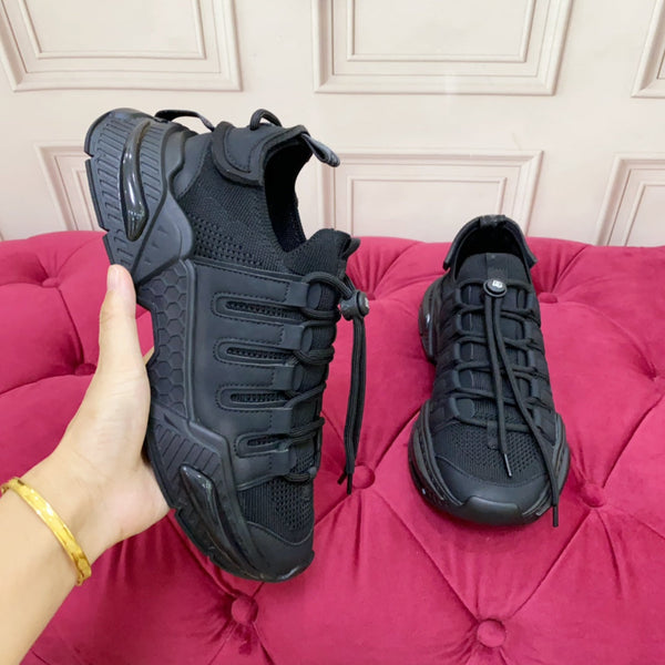 DC 24 Airmaster Sneakers Black Cowhide 947293