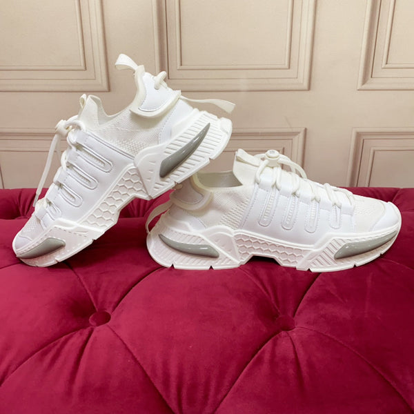 Baskets DC 24 Airmaster Cuir de vachette blanc 947297
