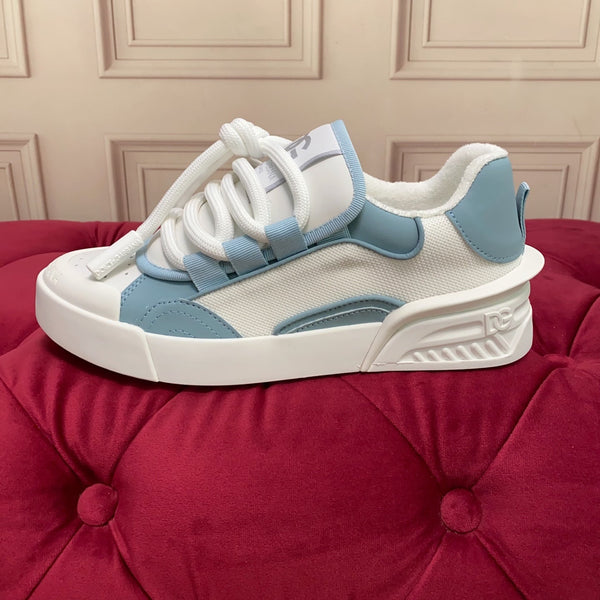 DC 25 Casual Sports Shoes Slate Blue Cowhide & Mesh 271100