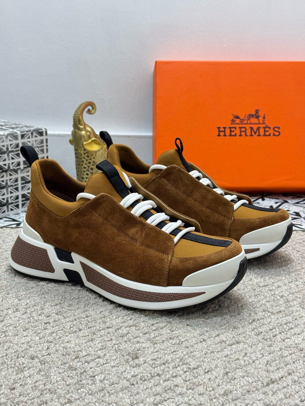 HM Men's Just Sneaker Moss Green Suede 545940