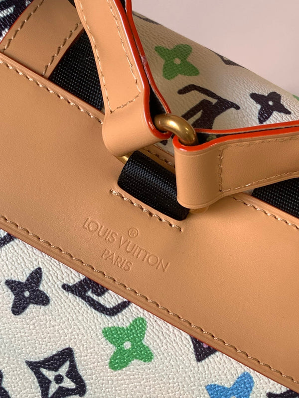 LV Christopher Large Backpack White Monogram Canvas