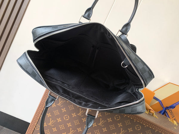 LV Porte-Documents Voyage Tela Damier Graphite nera