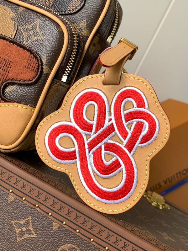 LV Nil Crossbody Bag 27.5cm Brown Monogram Reverse & Damier Canvas