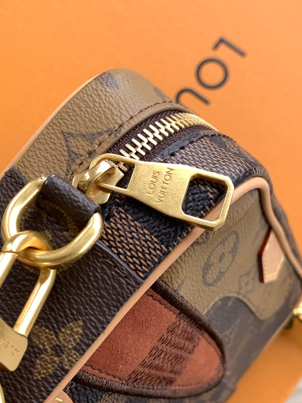 LV Trocadéro Bag Brown Boro Monogram Landscape canvas & Cowhide