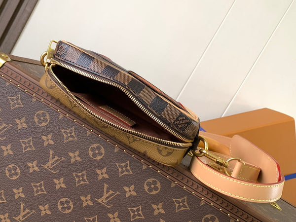 LV Trocadéro Bag Brown Boro Monogram Landscape canvas & Cowhide