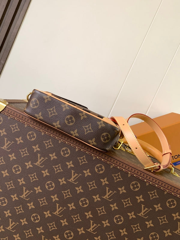 LV Trocadéro Bag Brown Boro Monogram Landscape canvas & Cowhide