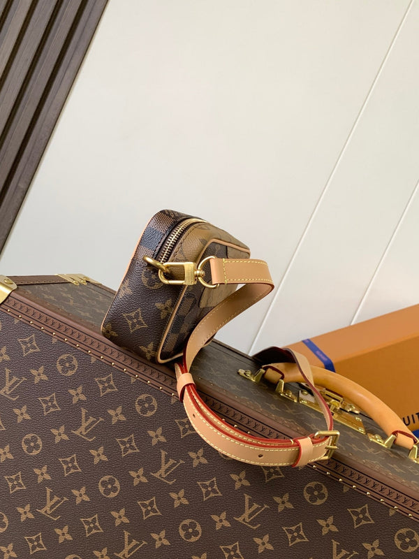 LV Trocadéro Bag Brown Boro Monogram Landscape canvas & Cowhide