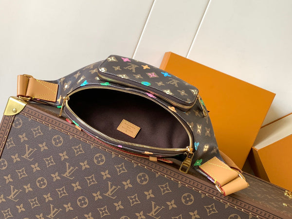 LV x Tyler M24858 Rush Bumbag Brown Monogram Canvas & Calfskin GHW