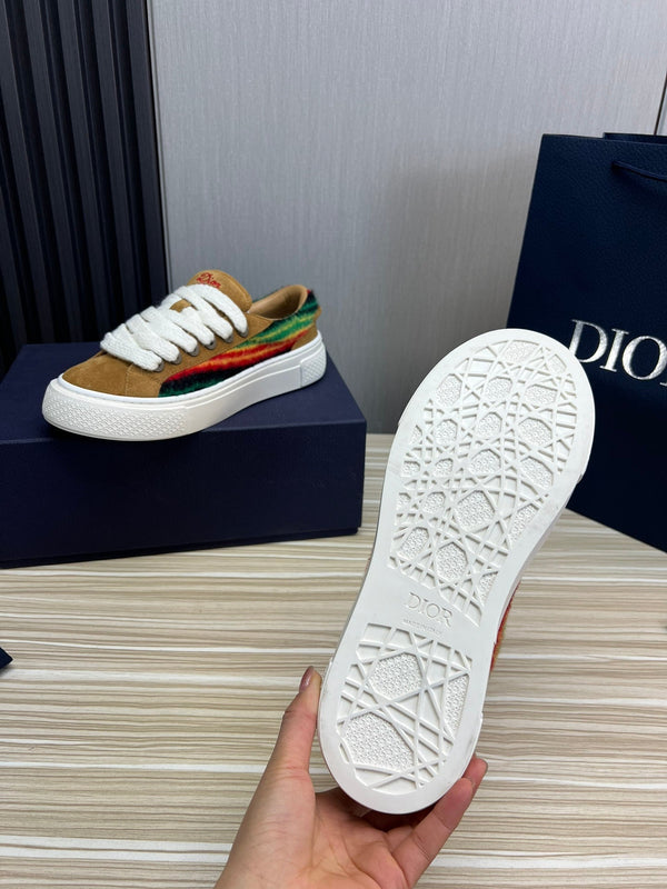 CD B33 SNEAKER BRONZO CAMOSCIO E TESSUTO