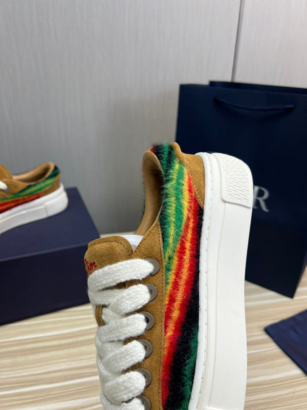 CD B33 SNEAKER BRONZO CAMOSCIO E TESSUTO