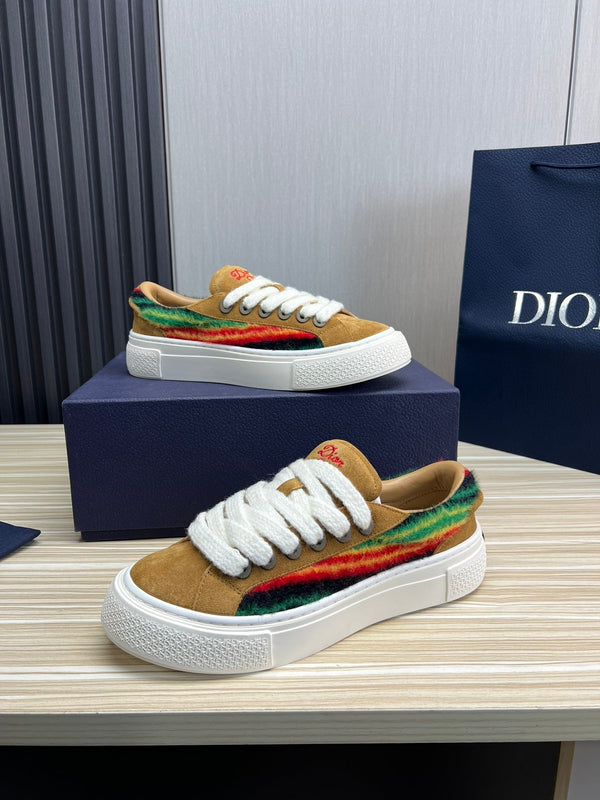 CD B33 SNEAKER BRONZO CAMOSCIO E TESSUTO