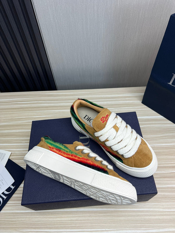 CD B33 SNEAKER BRONZO CAMOSCIO E TESSUTO