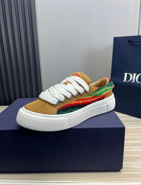 CD B33 SNEAKER BRONZO CAMOSCIO E TESSUTO