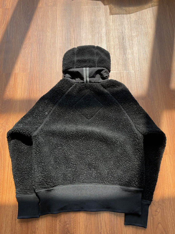 C. Goose Hoodie Black Lambswool 0010