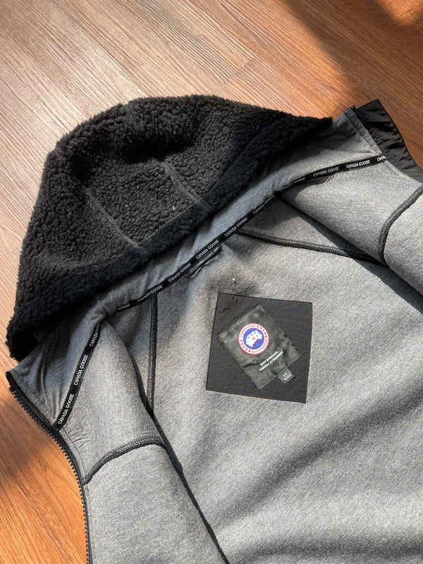 C. Goose Hoodie Black Lambswool 0010