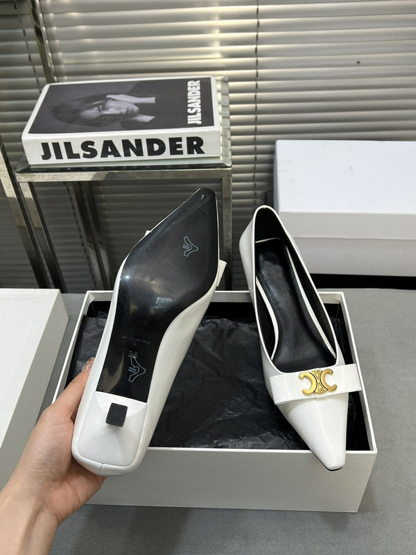 cl pumps 50 vitello bianco