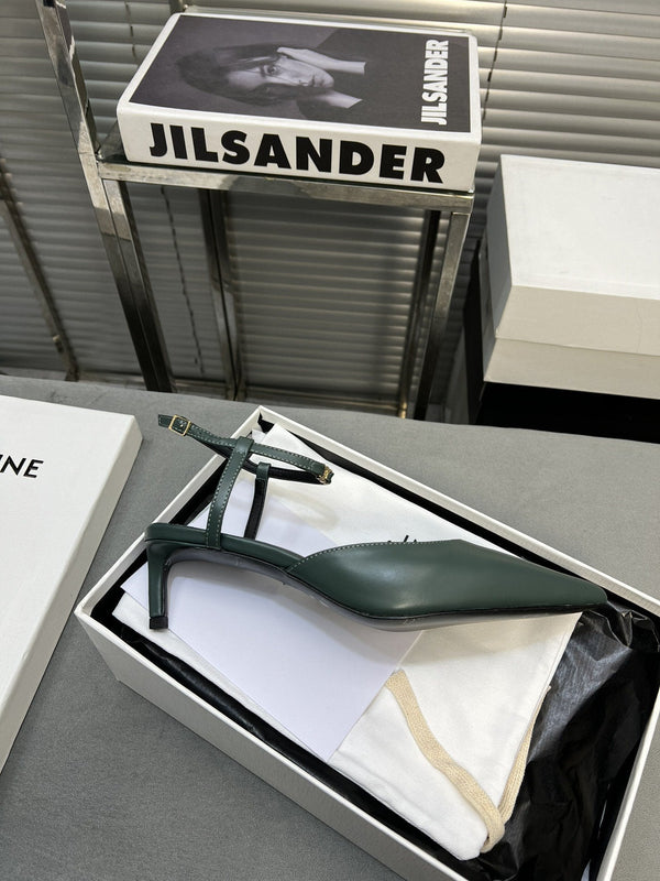 cl kitten 50 blue green calfskin