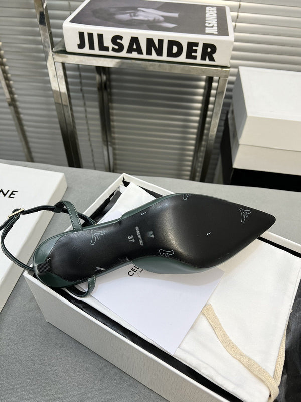 cl kitten 50 blue green calfskin