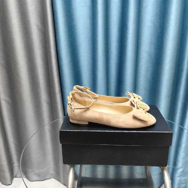 CC Mary Jane Beige Suede And Lambskin