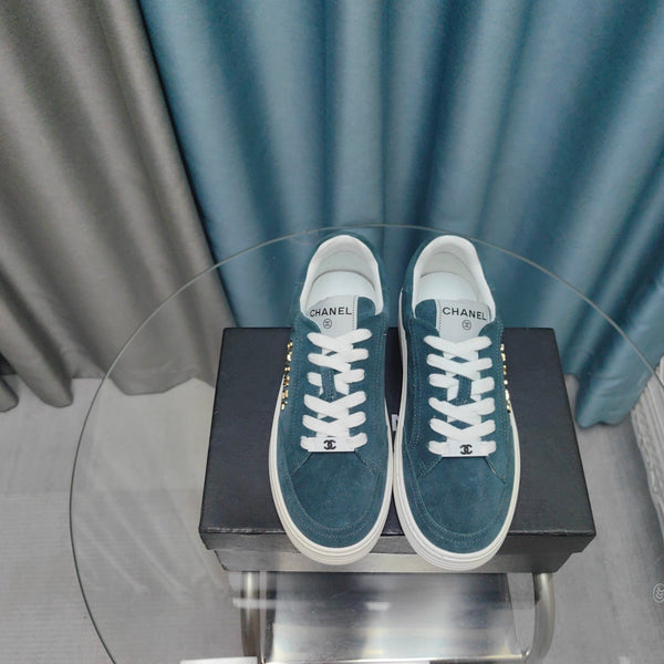 CC Sneaker Aquamarin Suede