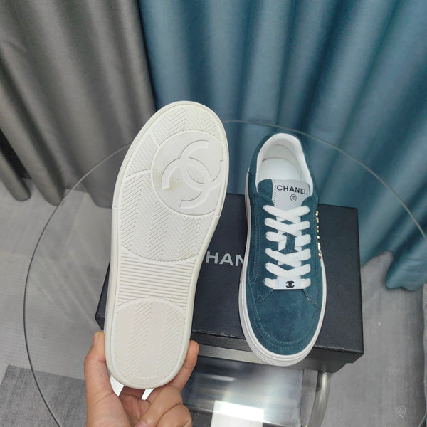 CC Sneaker Aquamarin Suede