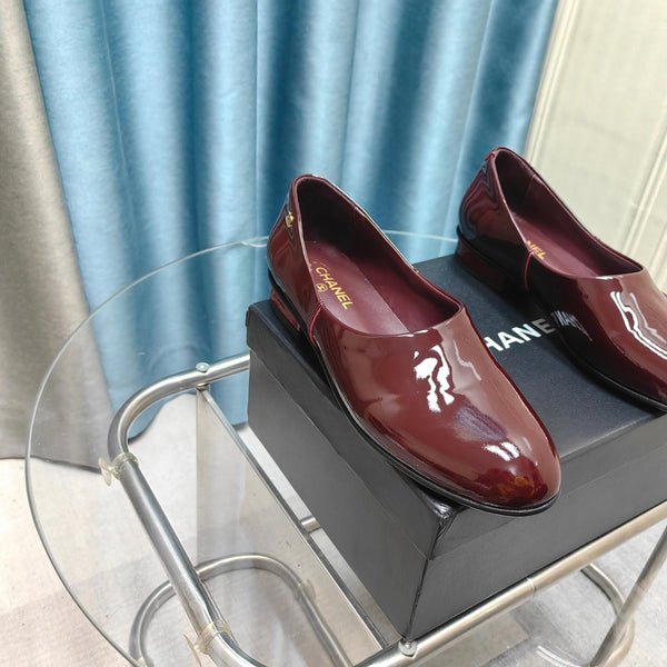 CC 25C Loafer Burgundy Patent Calfskin