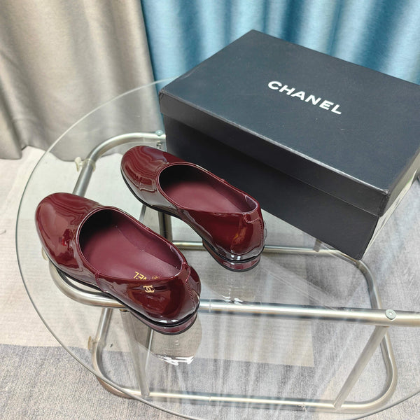 CC 25C Loafer Burgundy Patent Calfskin