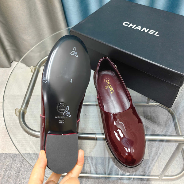 CC 25C Loafer Burgundy Patent Calfskin