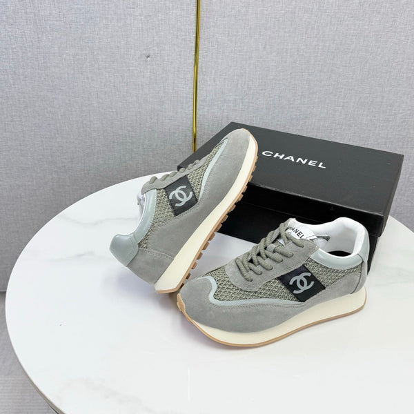 CC 26s Trainer Sneakers Grey Mesh Suede 865804