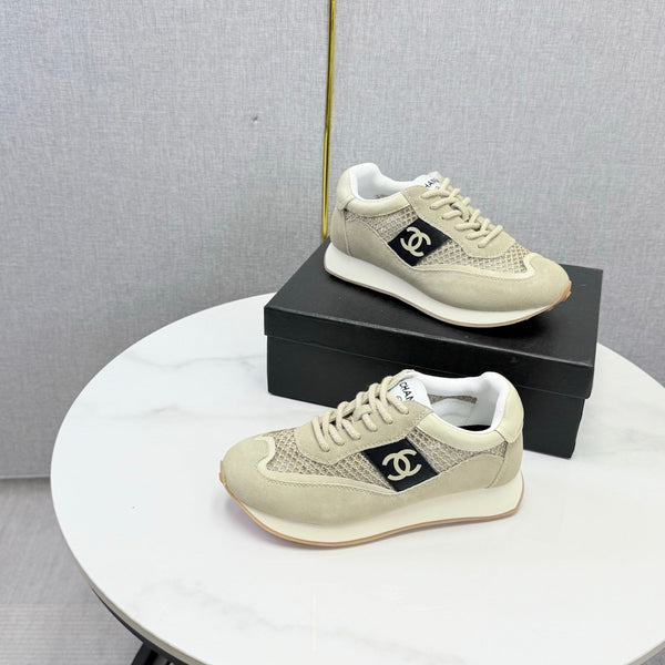 CC 26s Trainer Sneakers Khaki Mesh Suede 865805