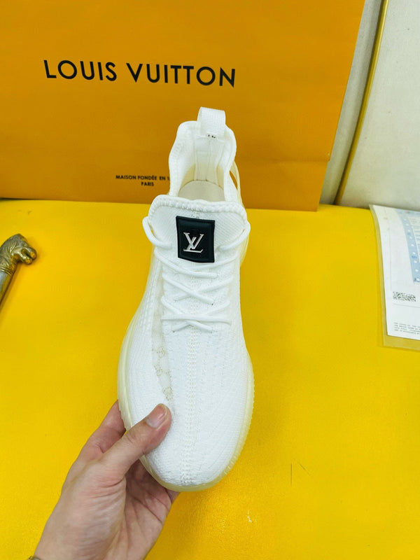 SNEAKER LV IN TESSUTO A RETE TRASPIRANTE BIANCO