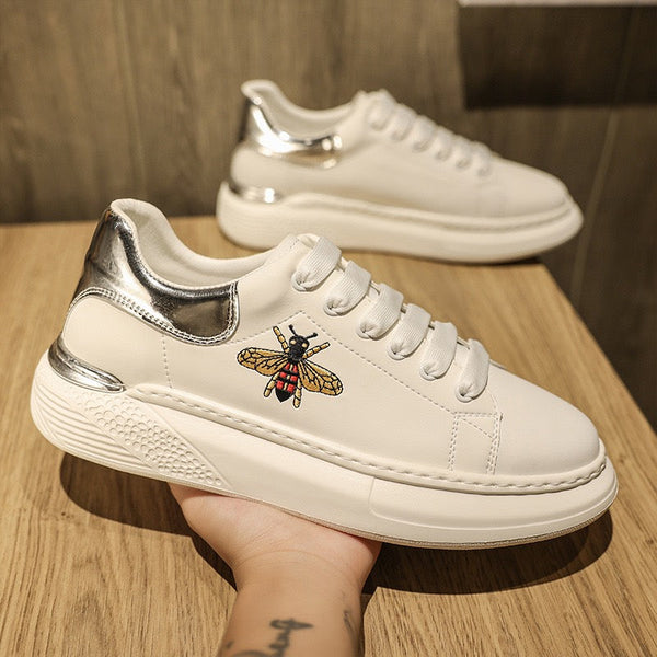 Sneaker da uomo GG in pelle di bufalo nera e bianca 522615